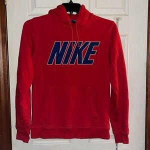 VTG-Nike-S-red& navy blue- travis Scott- spell out in mesh, hoodie/sweatshirt.